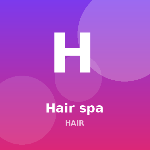 Hair spa